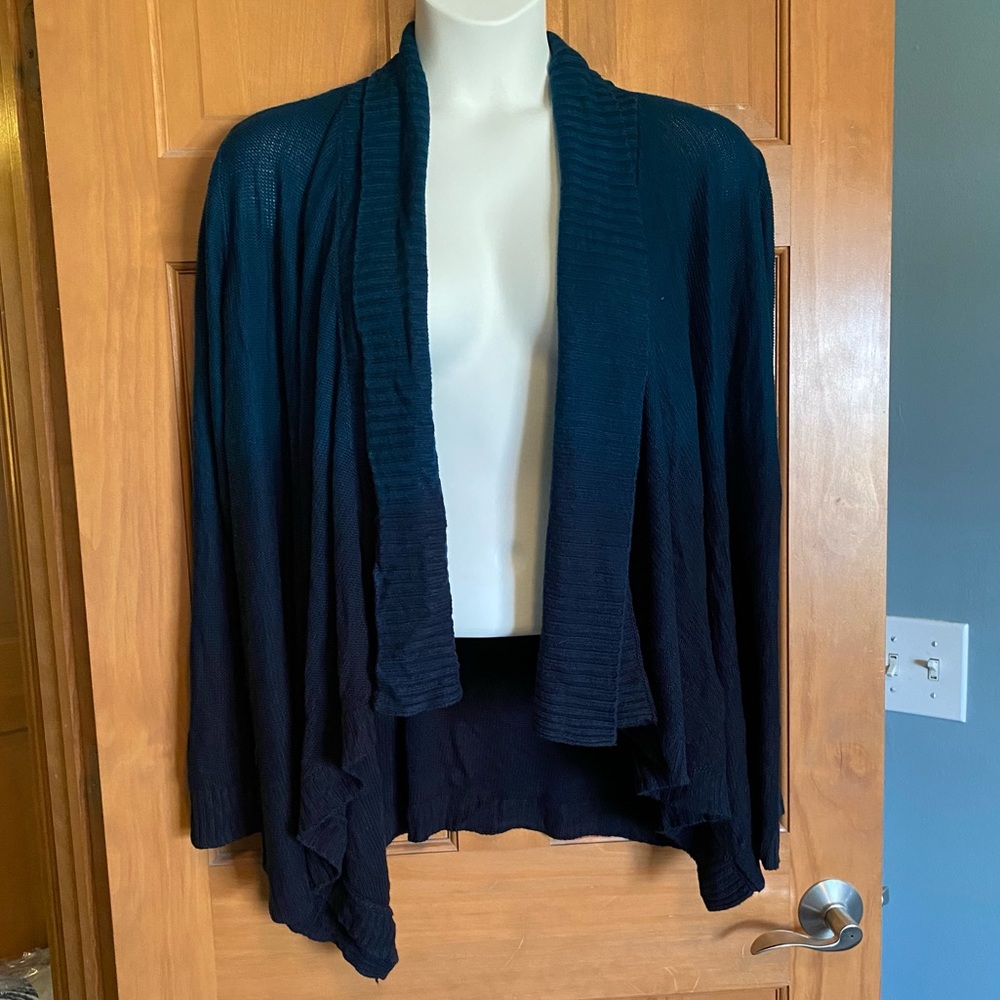 Torrid drape front ombré sweater
